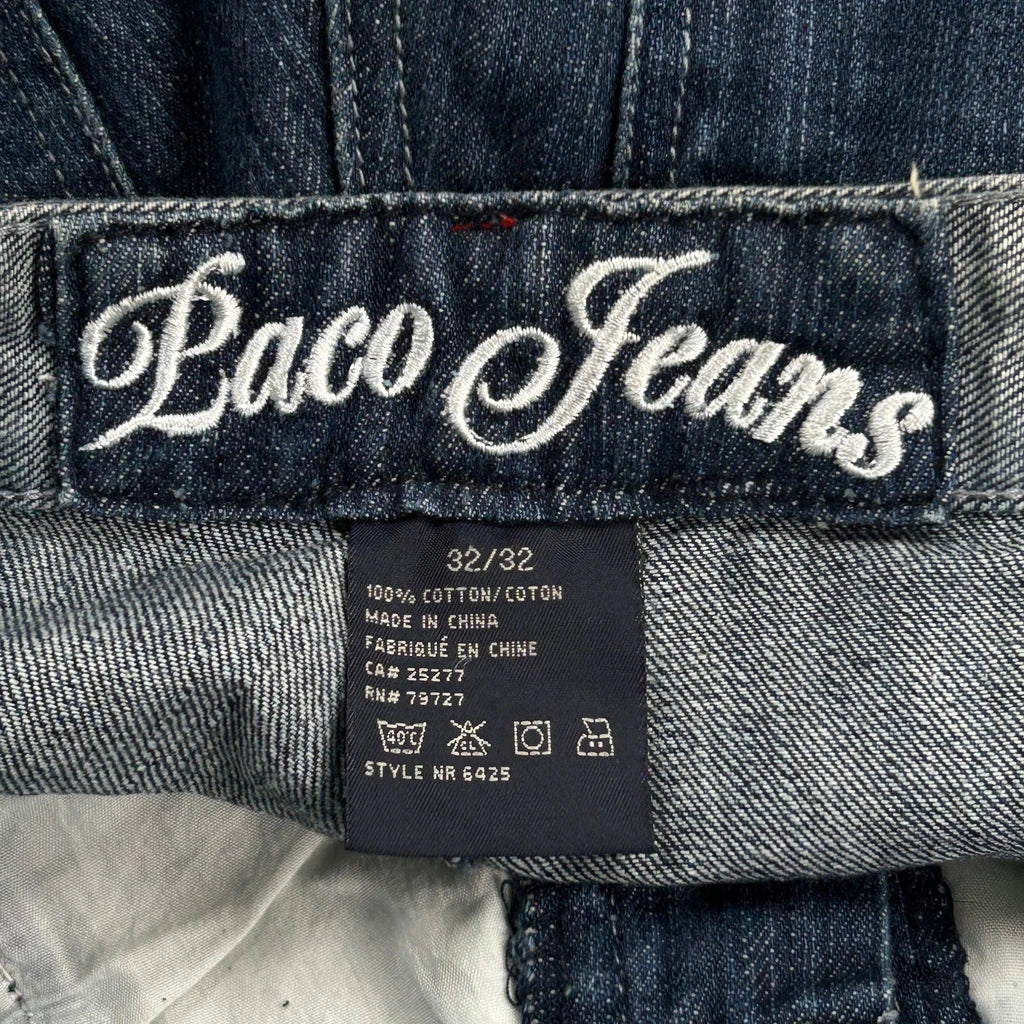 Paco Baggy Graphic Jeans - 32W 40L Blue Cotton - Image 6