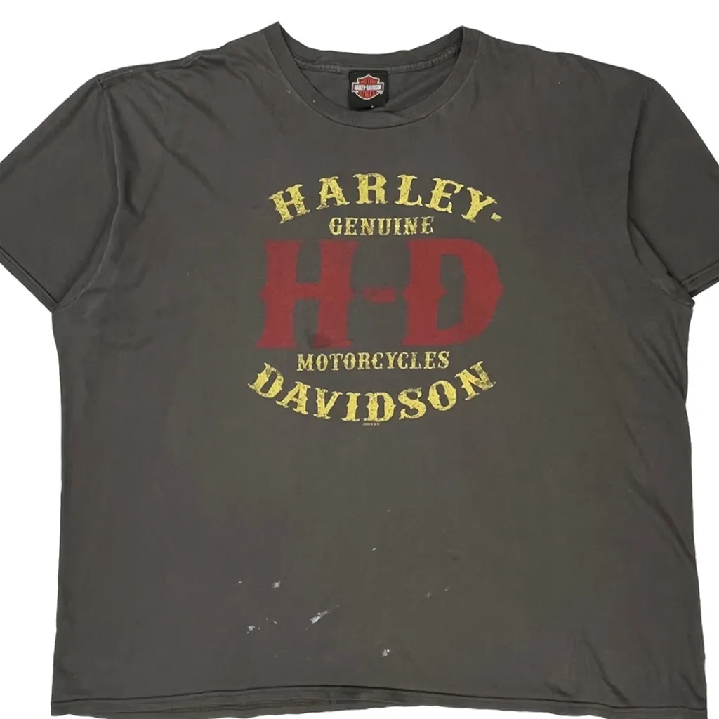 Paradise Harley-Davidson Portland, Or Harley Davidson Graphic T-Shirt - 3XL Grey Cotton - Image 4