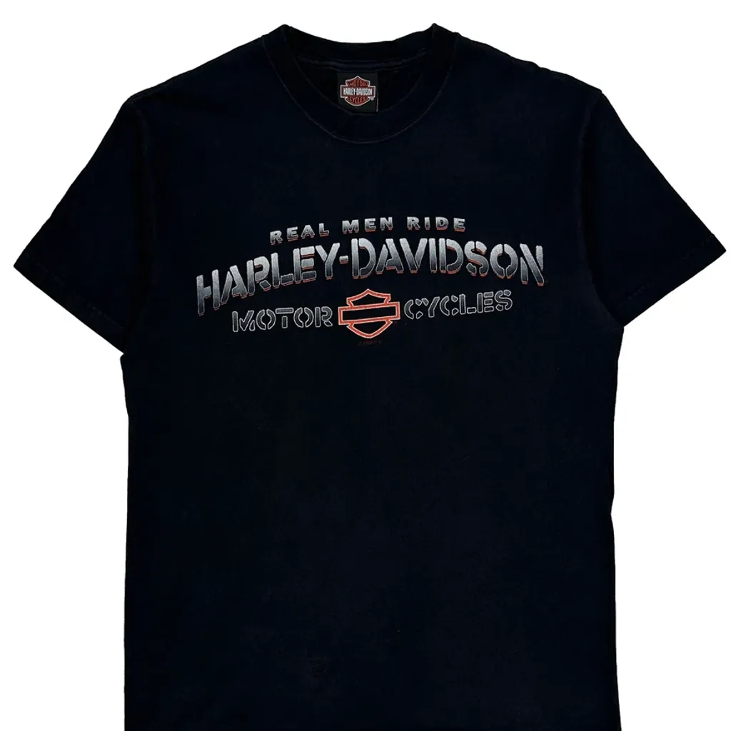 Paradise Hd Harley Davidson Graphic T-Shirt - Medium Black Cotton - Image 5