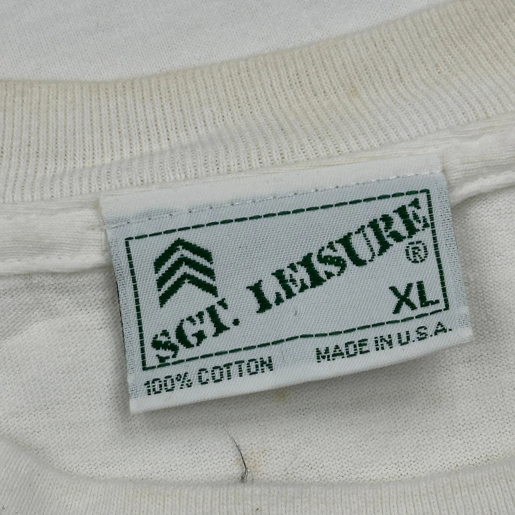 Park City Sgt. Leisure Single Stitch T-Shirt - XL White Cotton - Image 3