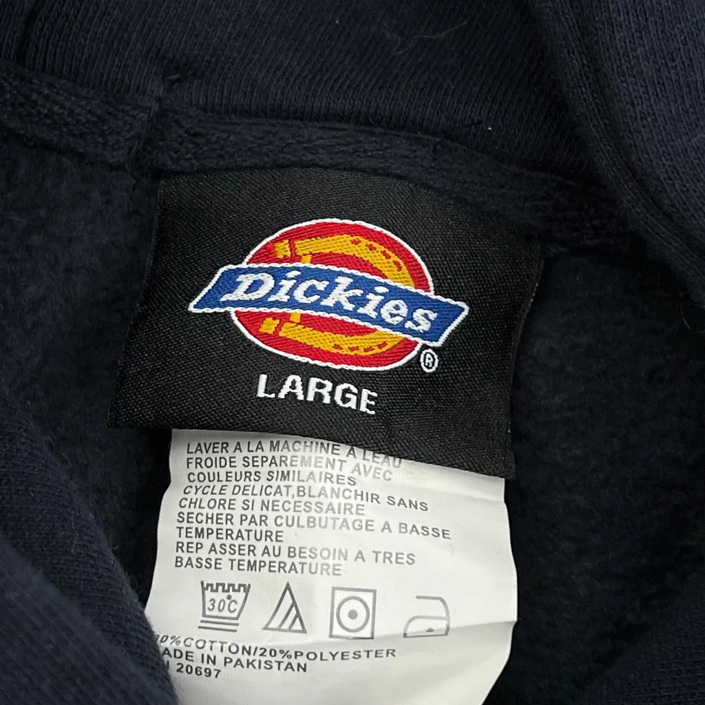 Parkrose Hardware Dickies Hoodie - Large Black Cotton Blend - Image 3