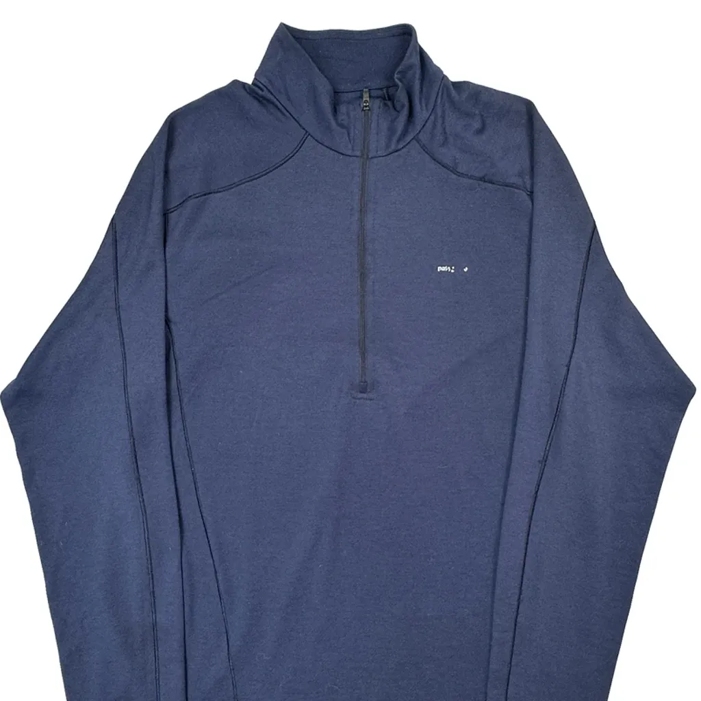 Patagonia 1/4 Zip - Large Blue Polyester - Image 4