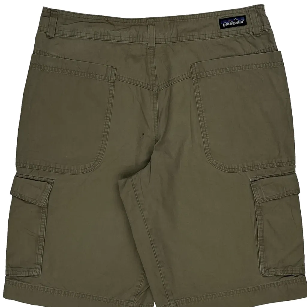 Patagonia Cargo Shorts - 32W 10L Khaki Cotton - Image 8