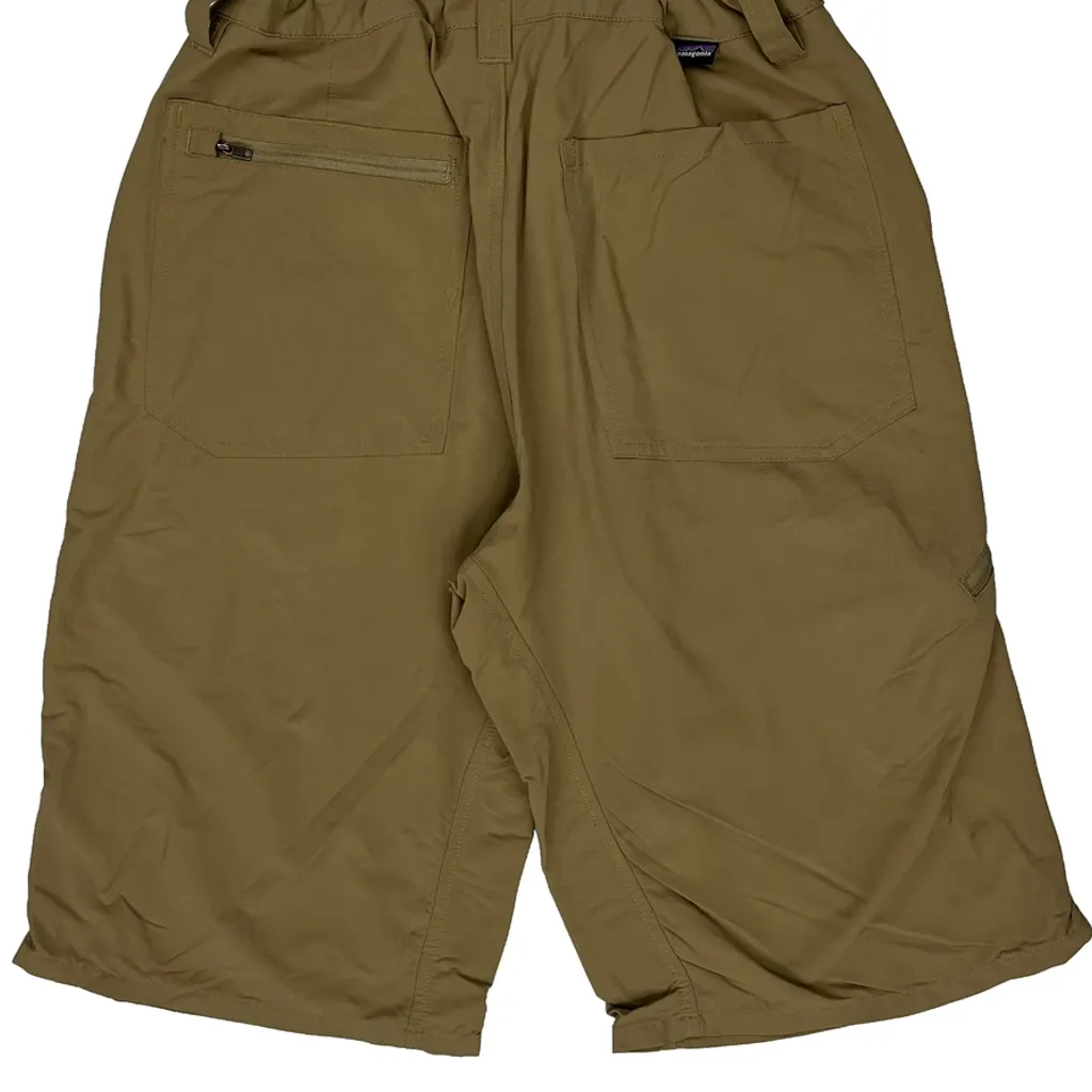 Patagonia Cargo Shorts - 32W 12L Khaki Nylon - Image 4