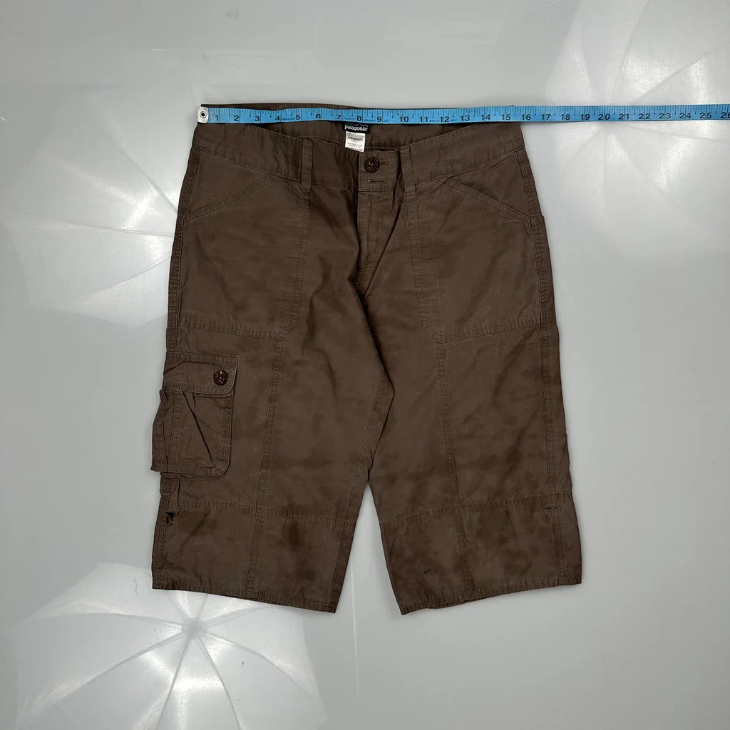 Patagonia Cargo Shorts - 31W US 8 Brown Cotton - Image 3
