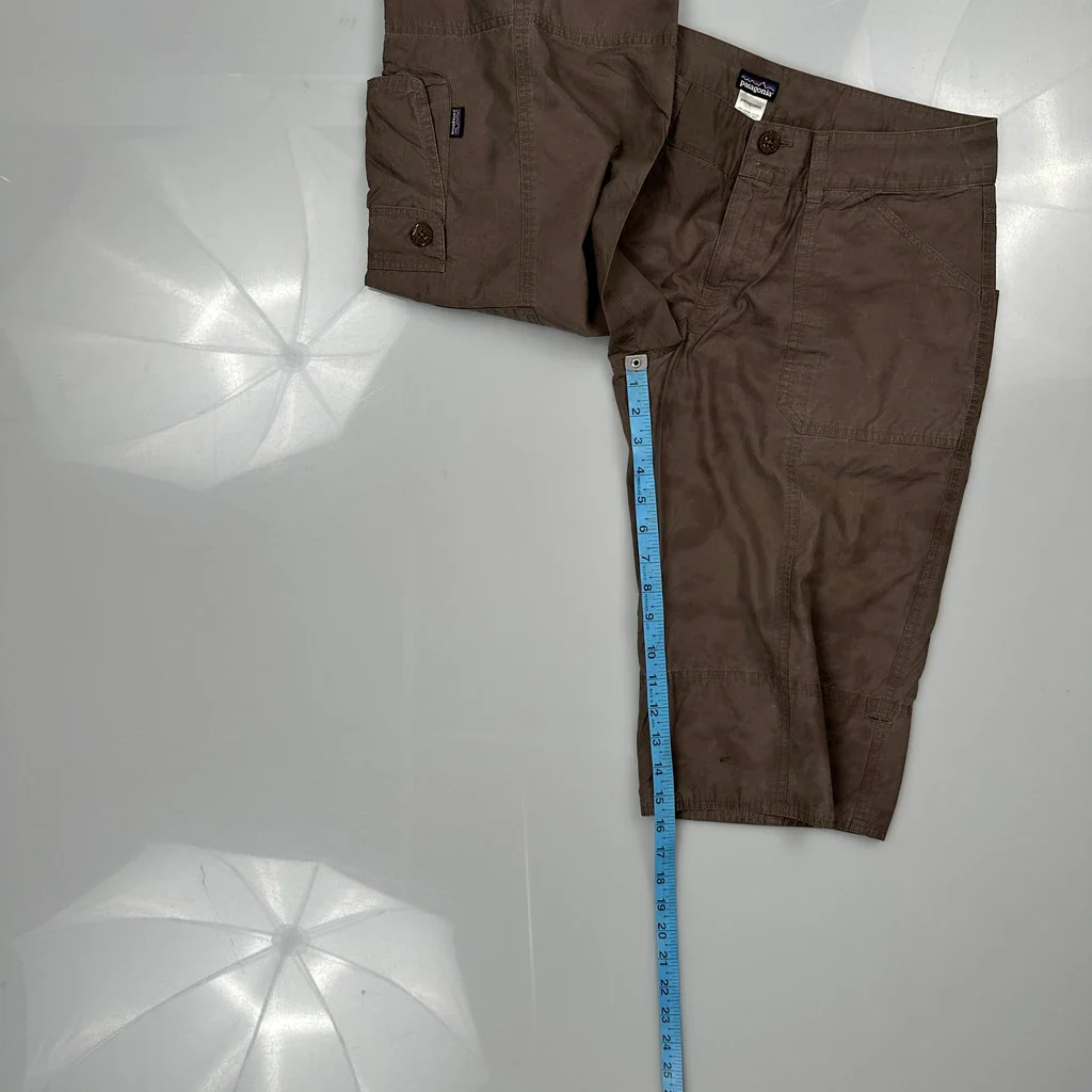 Patagonia Cargo Shorts - 31W US 8 Brown Cotton - Image 5