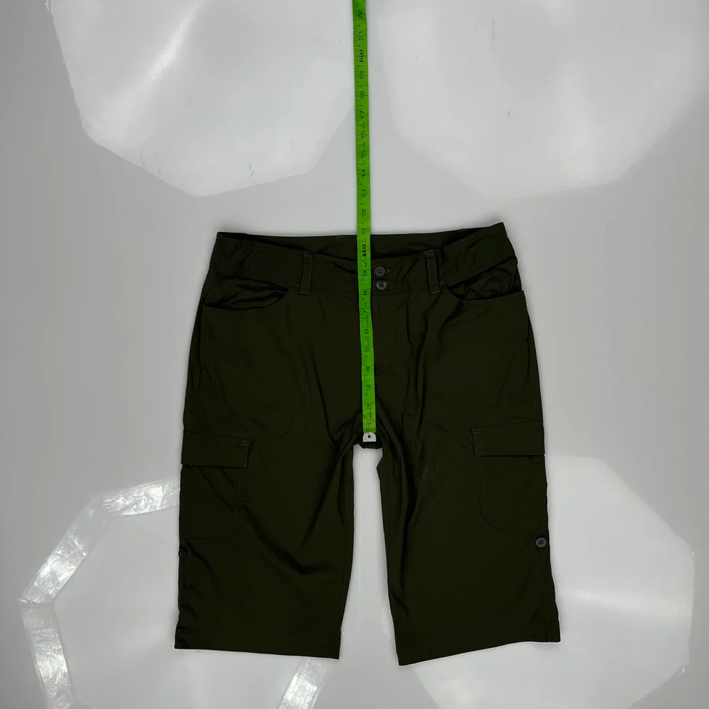 Patagonia Cargo Shorts - 31W UK 12 Green Nylon - Image 4