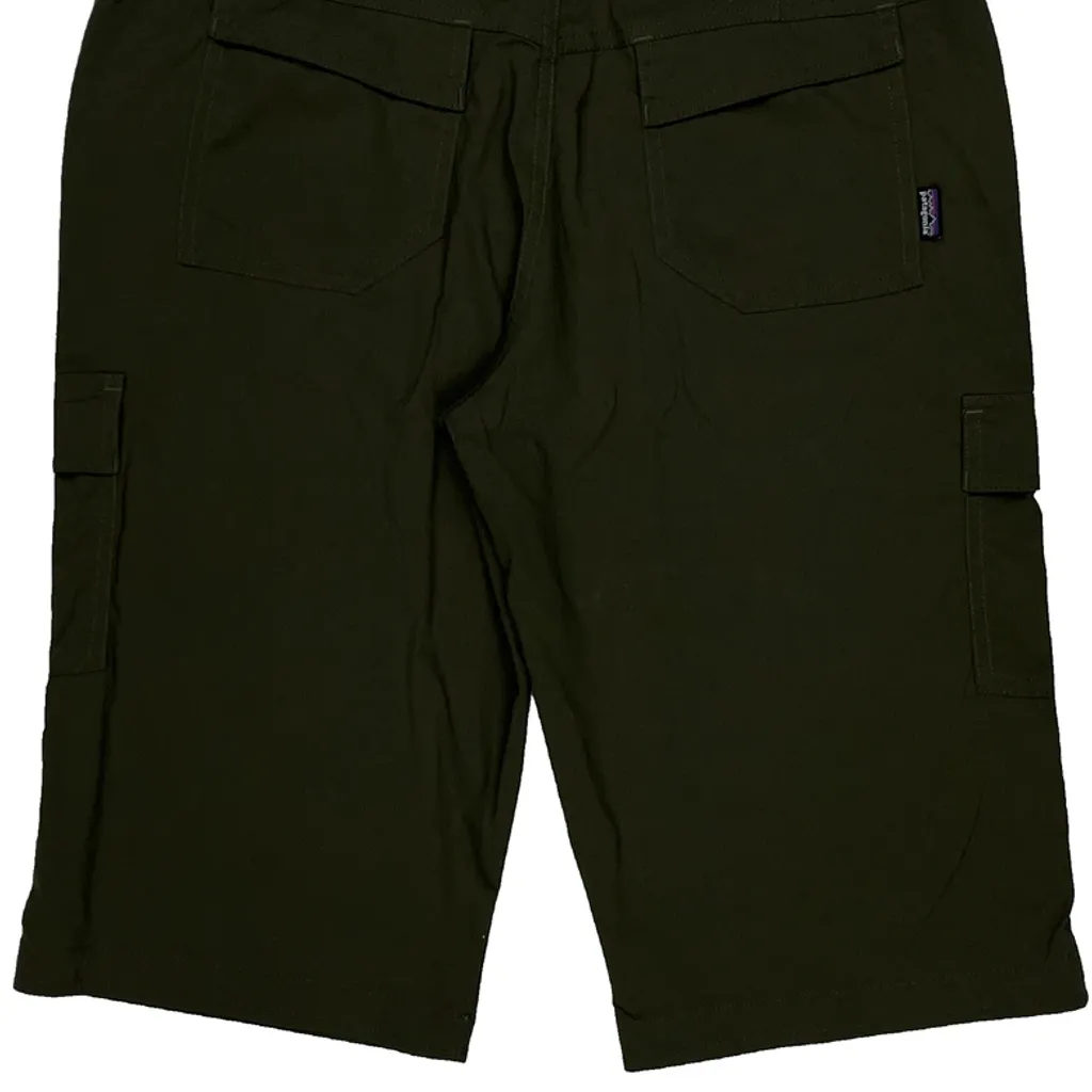 Patagonia Cargo Shorts - 31W UK 12 Green Nylon - Image 7