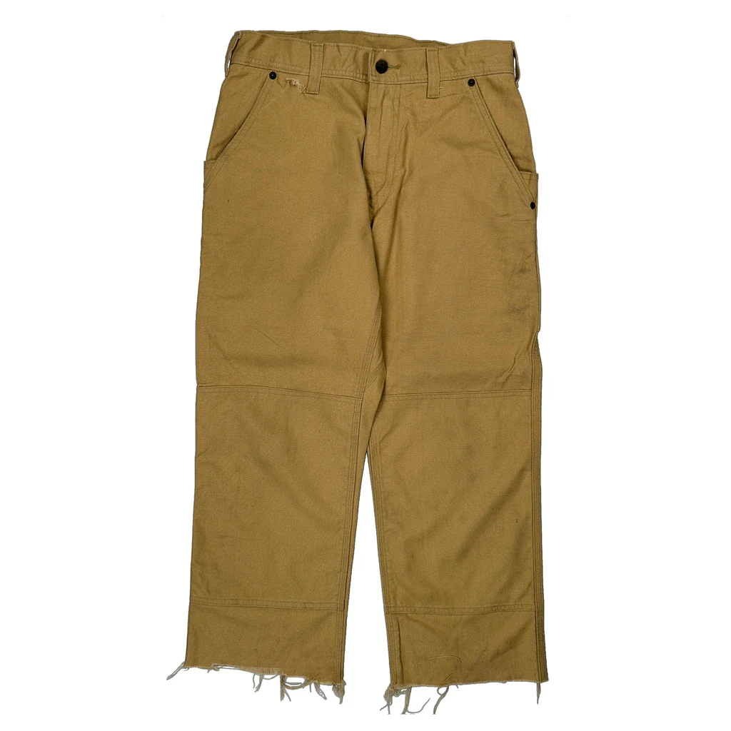 Patagonia Double Knee Swing Pocket Carpenter Pants - 30W 26L Khaki Cotton - Image 2