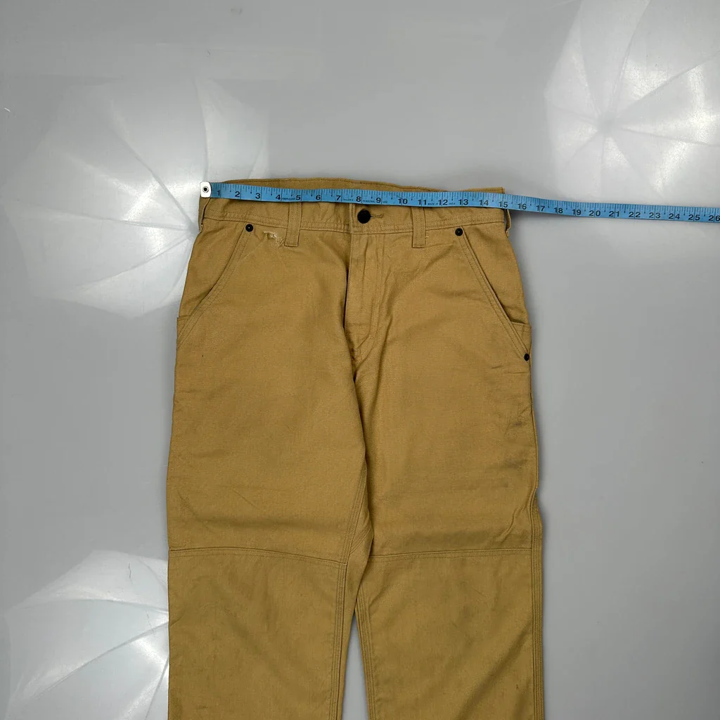 Patagonia Double Knee Swing Pocket Carpenter Pants - 30W 26L Khaki Cotton - Image 3
