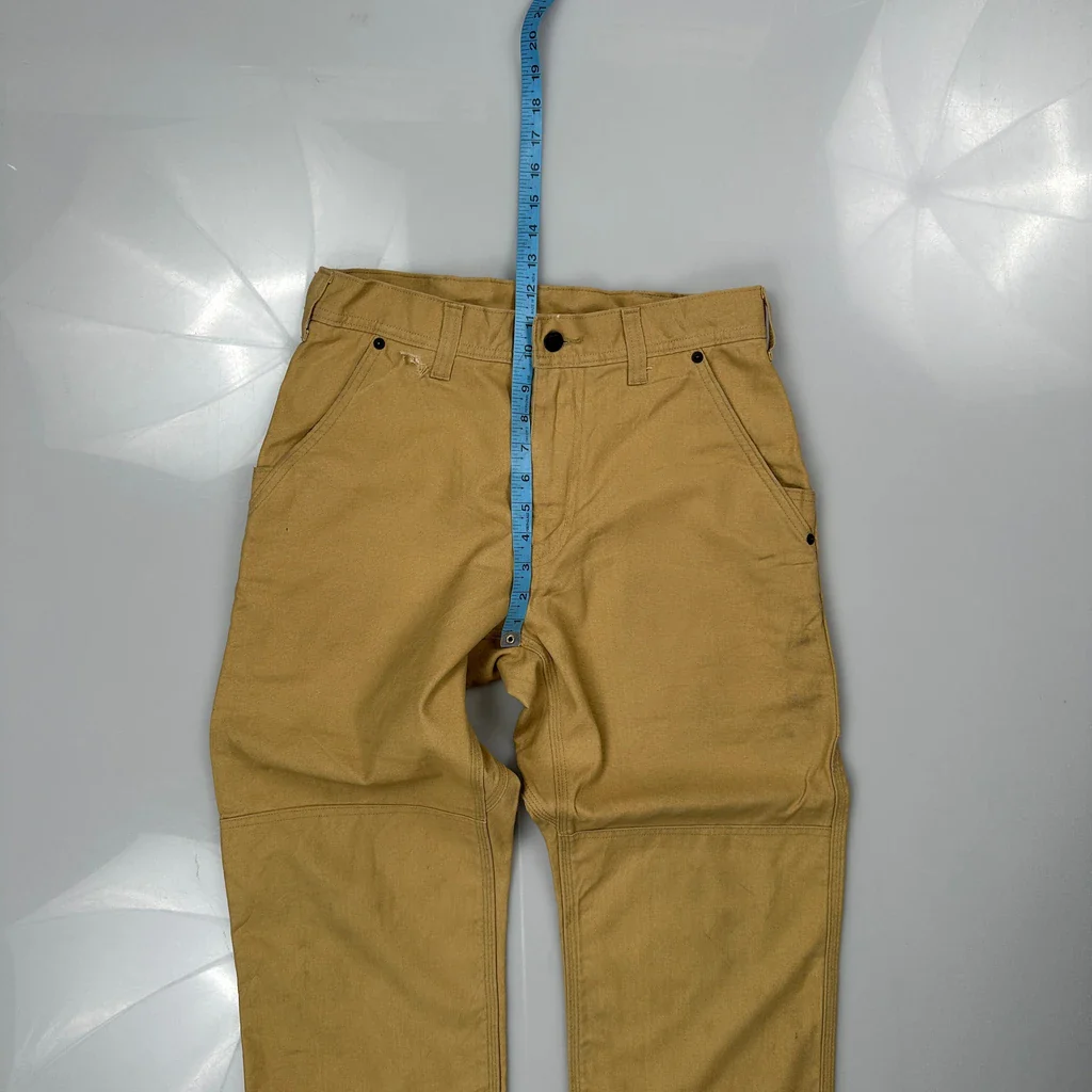 Patagonia Double Knee Swing Pocket Carpenter Pants - 30W 26L Khaki Cotton - Image 4