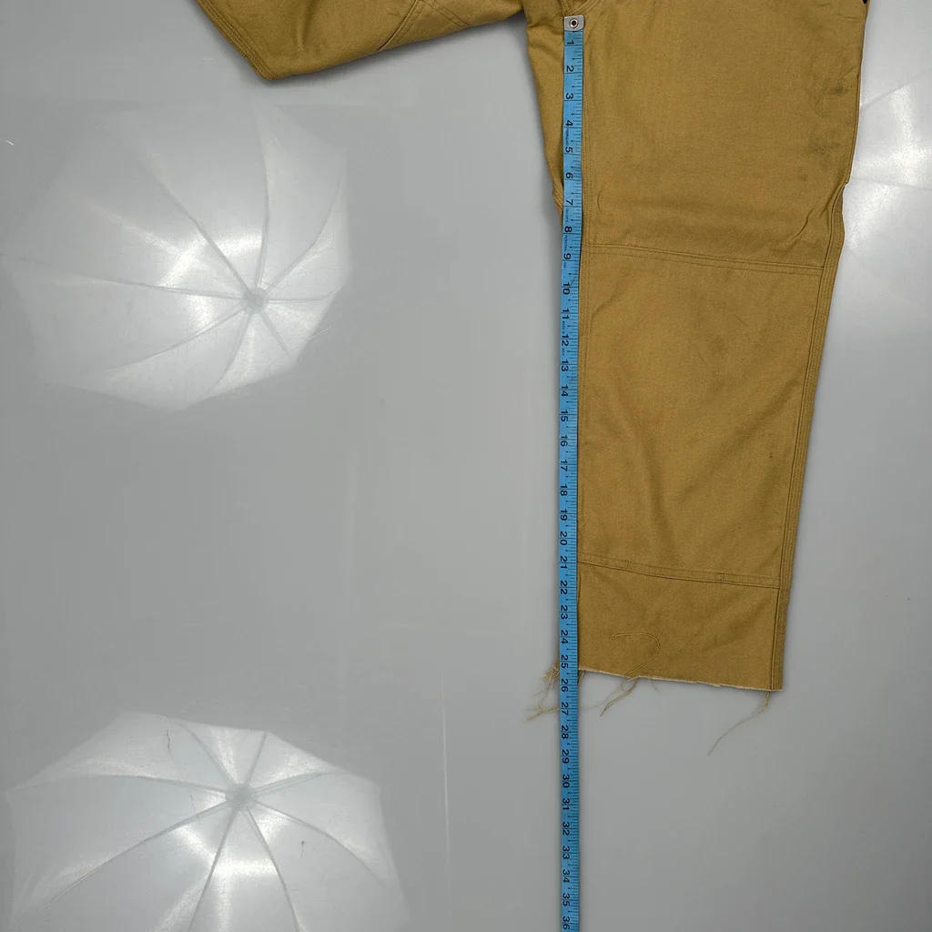 Patagonia Double Knee Swing Pocket Carpenter Pants - 30W 26L Khaki Cotton - Image 5