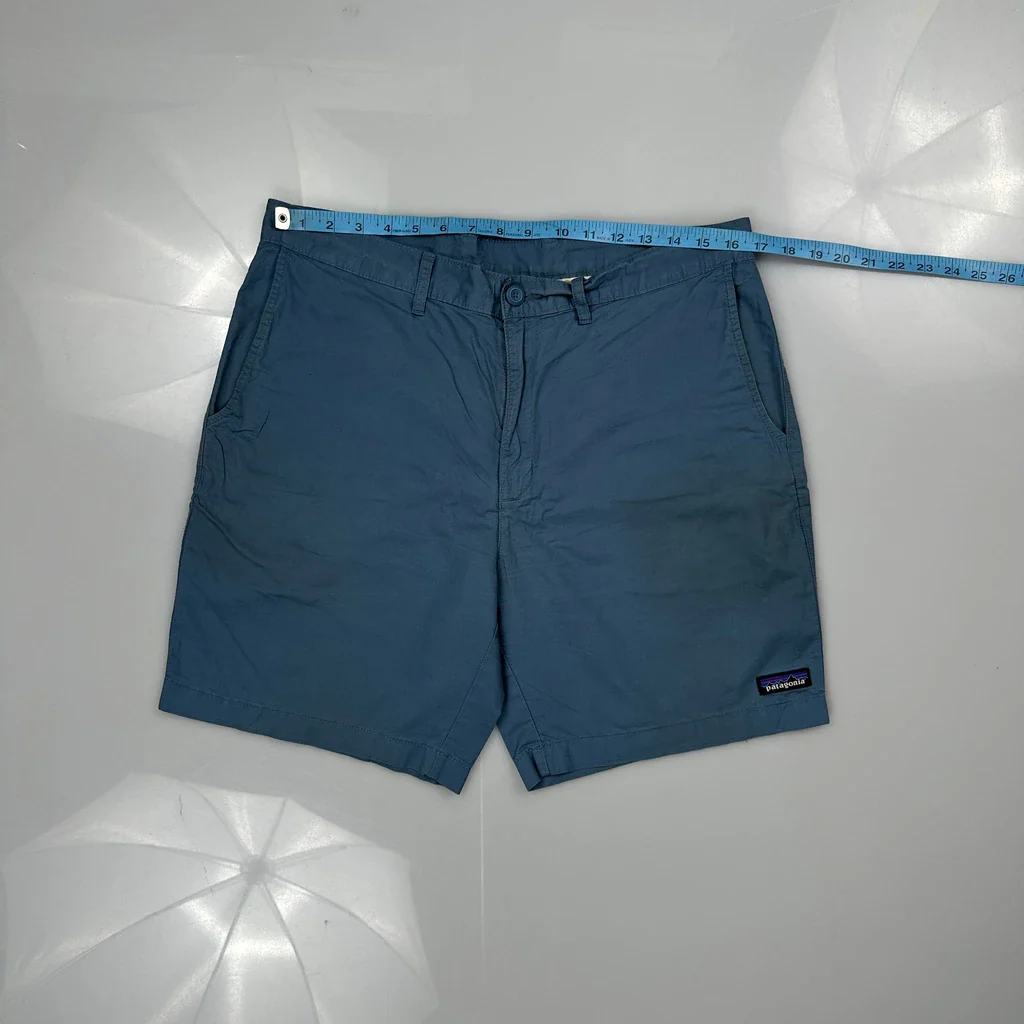 Patagonia Chino Shorts - 33W 7L Blue Cotton - Image 3