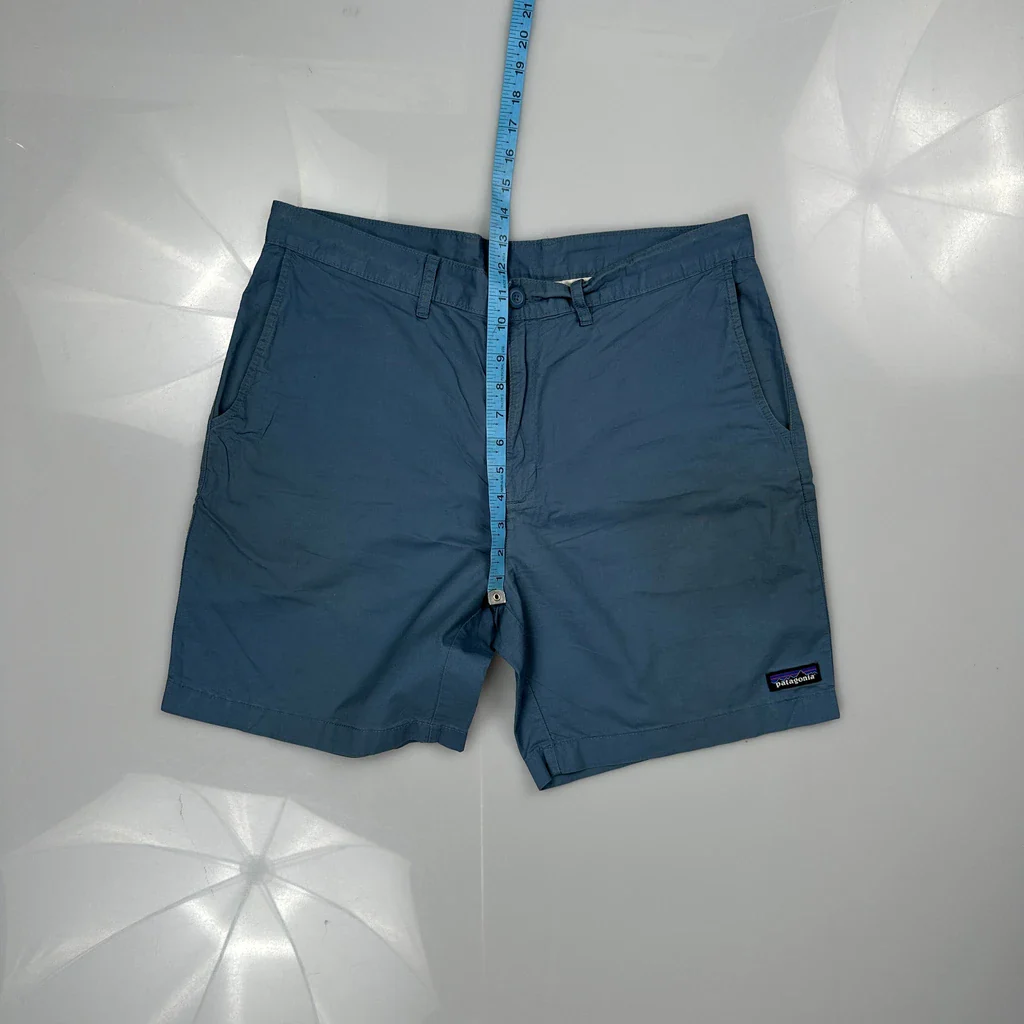 Patagonia Chino Shorts - 33W 7L Blue Cotton - Image 4