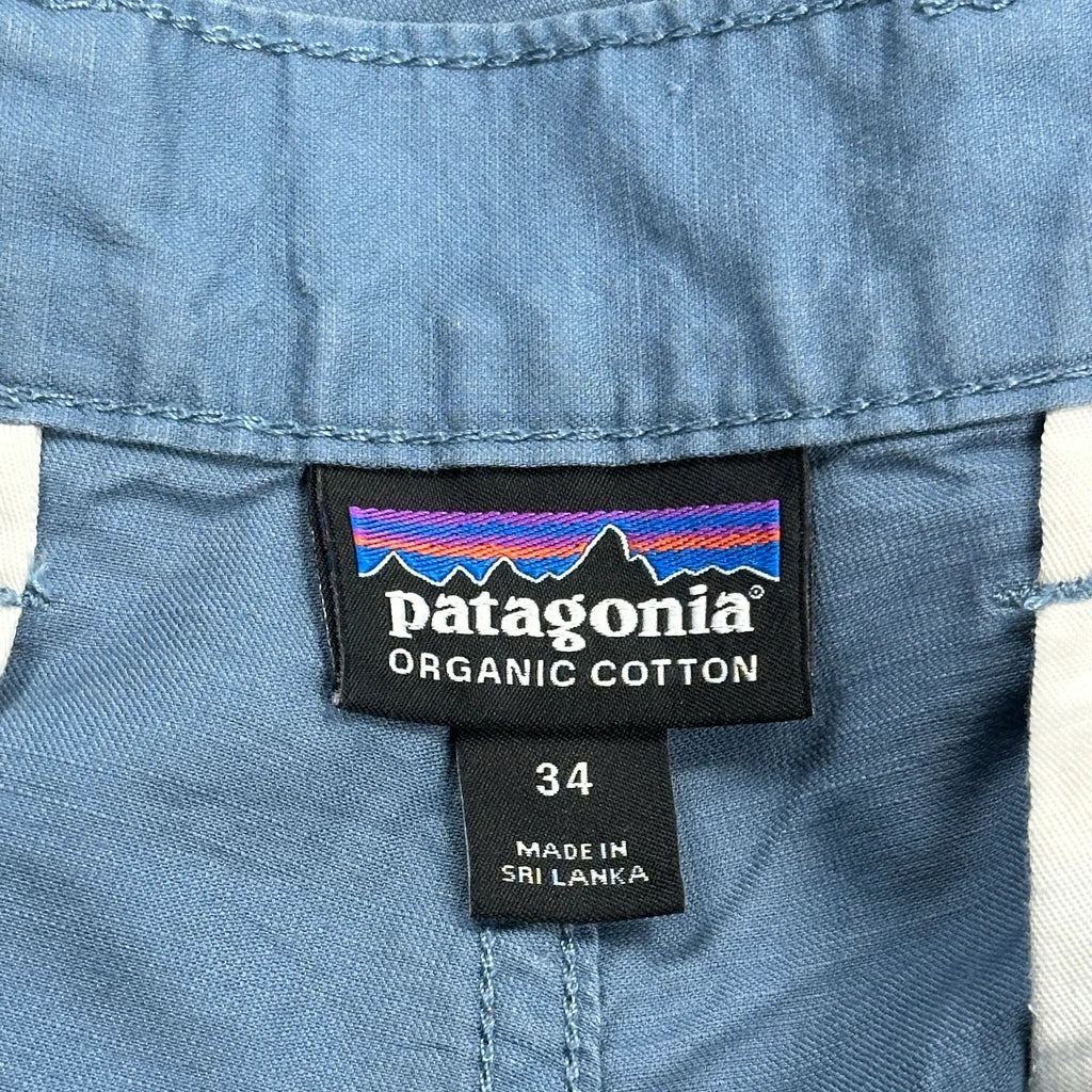 Patagonia Chino Shorts - 34W 6L Blue Cotton - Image 6