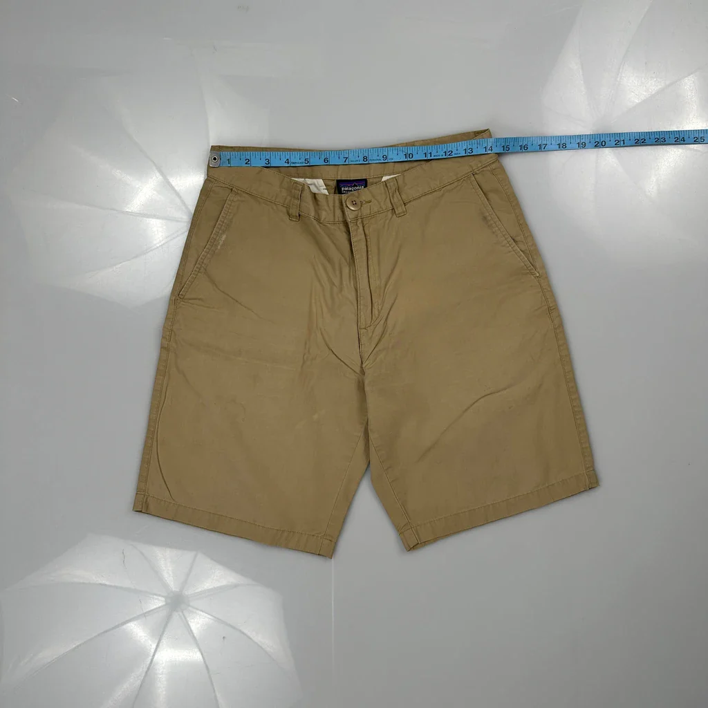 Patagonia Chino Shorts - 28W 8L Khaki Cotton - Image 3