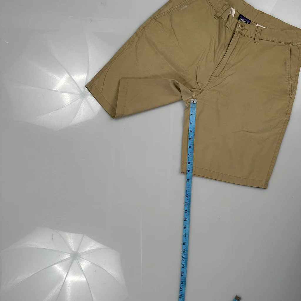 Patagonia Chino Shorts - 28W 8L Khaki Cotton - Image 5