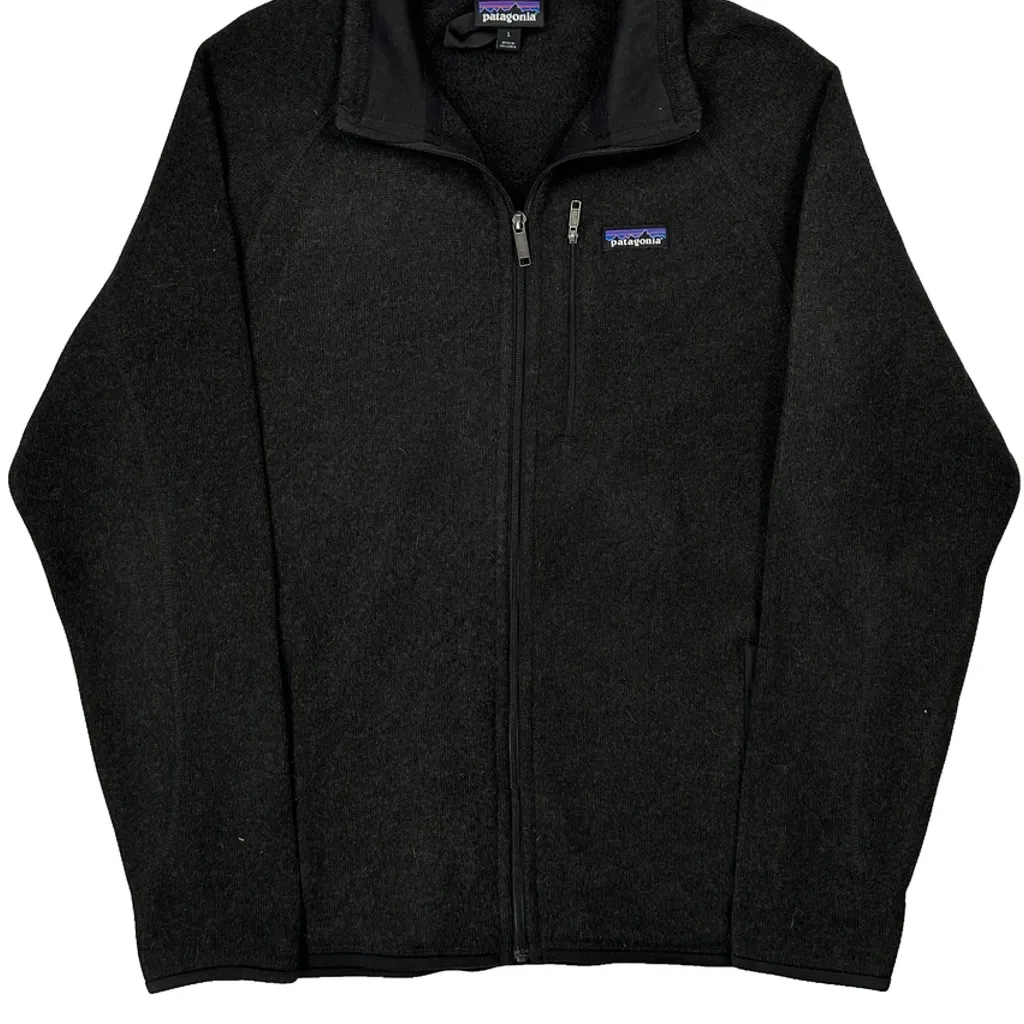 Patagonia Fleece Jacket - Large Black Polyester - Image 5