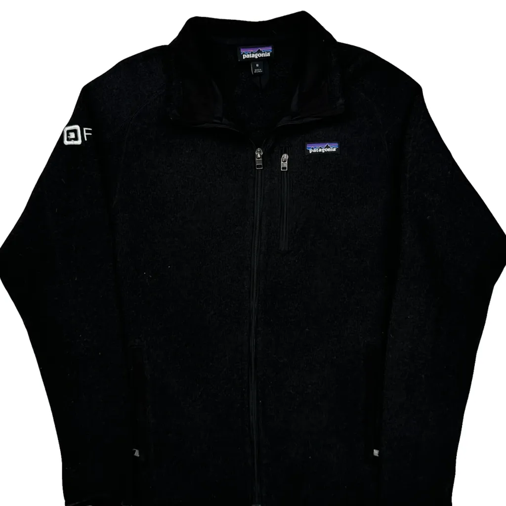 Patagonia Fleece Jacket - Medium Black Polyester - Image 5