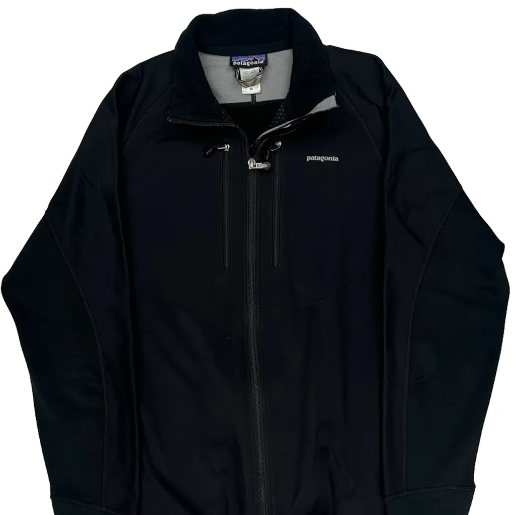 Patagonia Fleece Jacket - Medium Black Polyester - Image 4