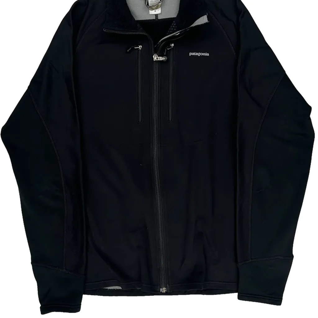 Patagonia Fleece Jacket - Medium Black Polyester - Image 5