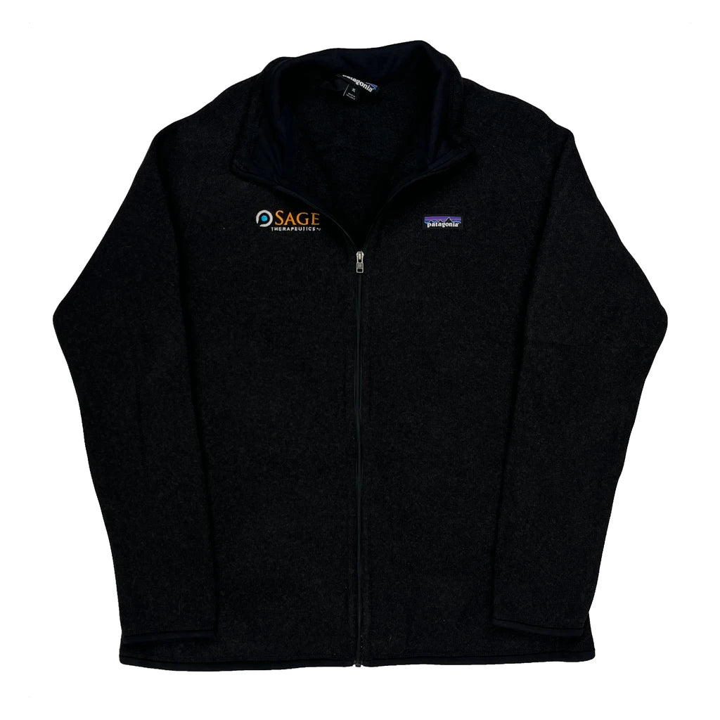Patagonia Fleece Jacket - XL Black Polyester