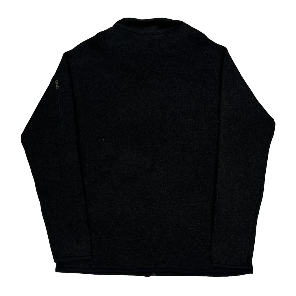 Patagonia Fleece Jacket - XL Black Polyester - Image 2