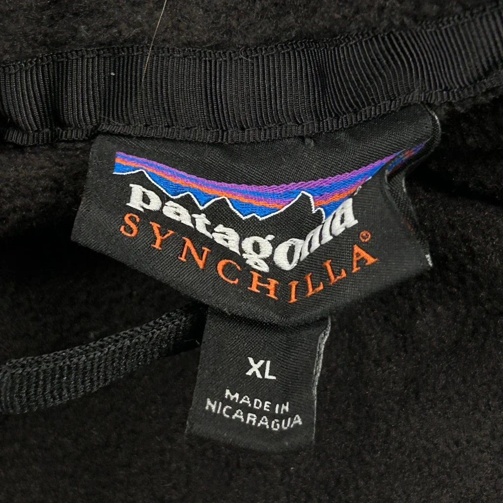 Patagonia Synchilla Fleece Jacket - XL Black Polyester - Image 3