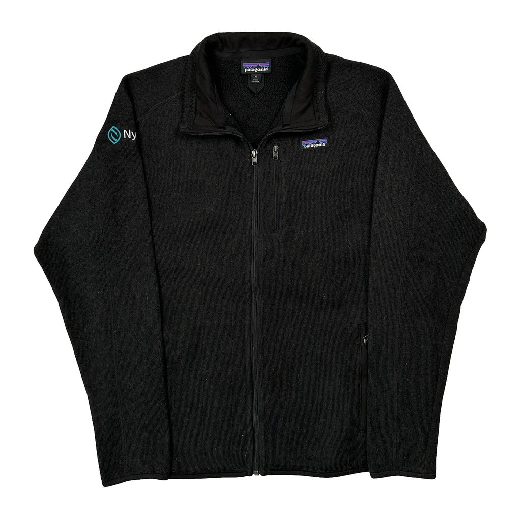 Patagonia Fleece Jacket - XL Black Polyester