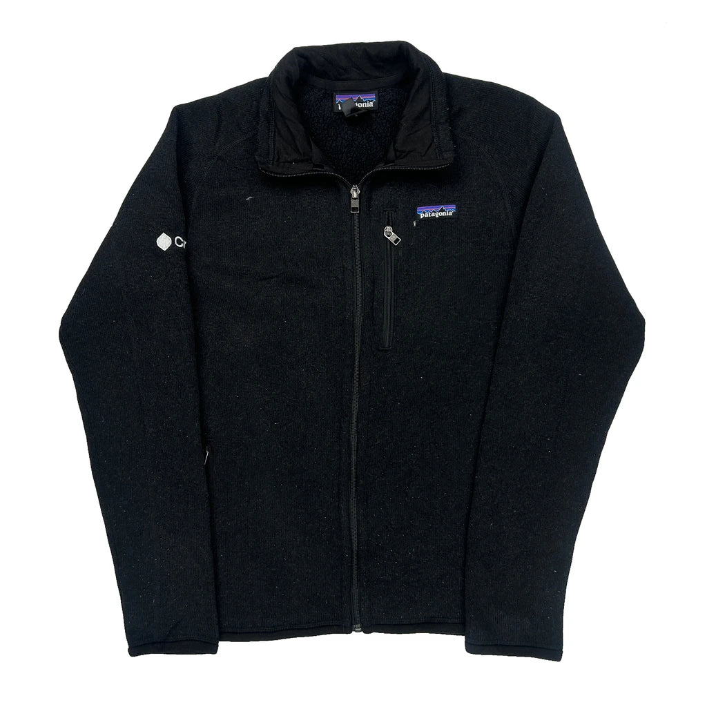 Patagonia Fleece Jacket - XS Black Polyester
