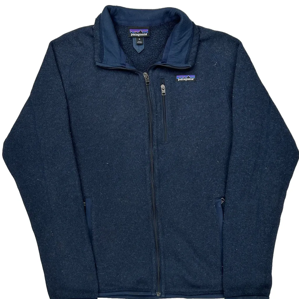 Patagonia Fleece Jacket - Medium Blue Polyester - Image 4