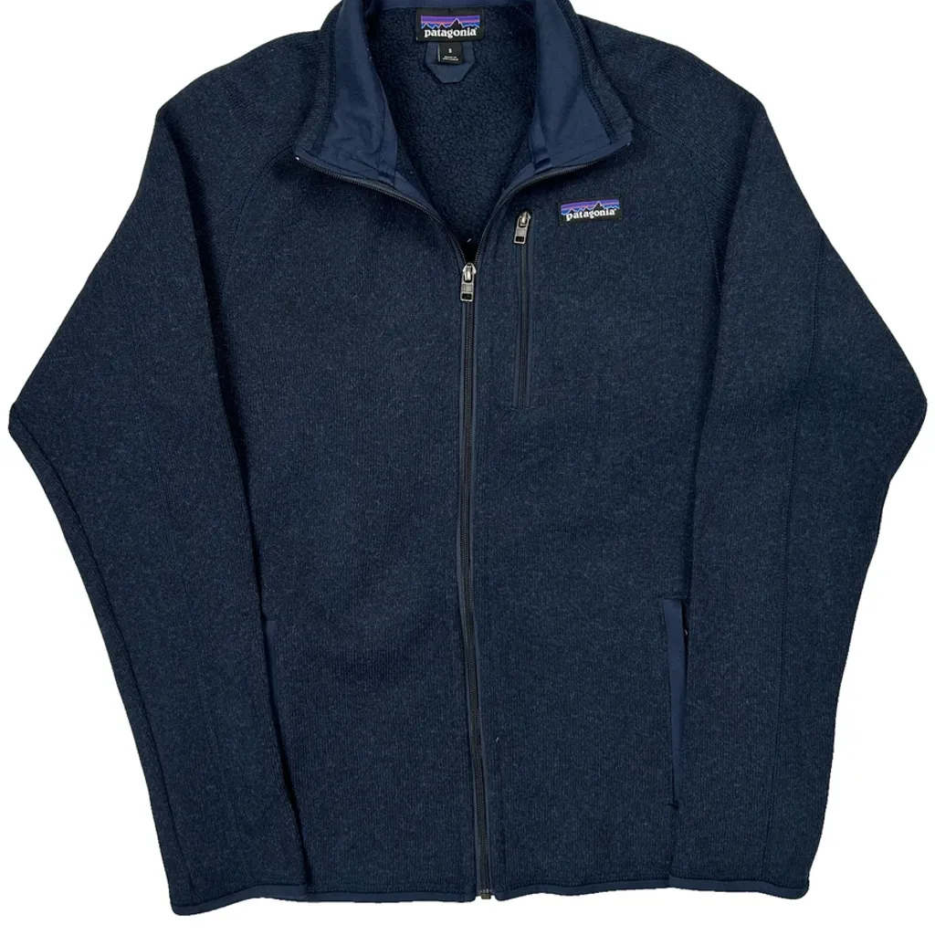 Patagonia Fleece Jacket - Small Blue Polyester - Image 5