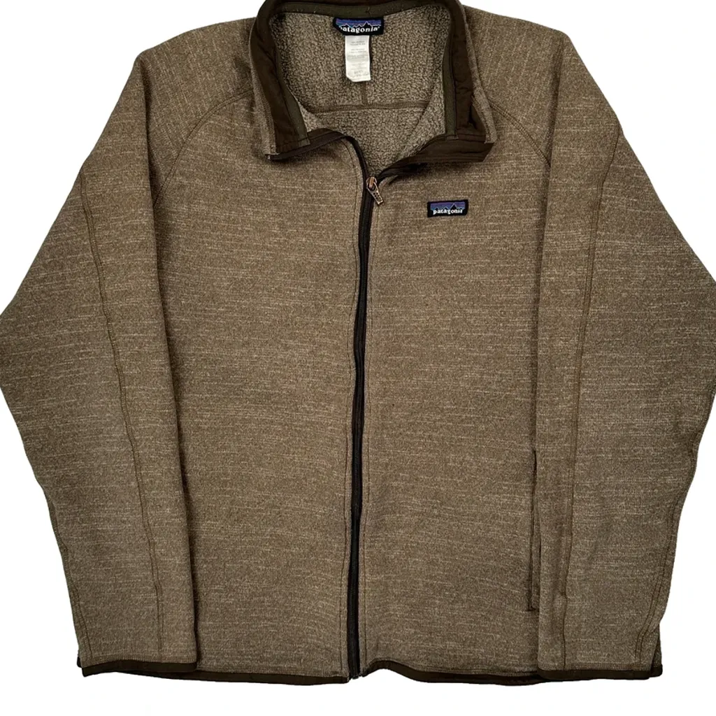 Patagonia Fleece Jacket - 2XL Brown Polyester - Image 5