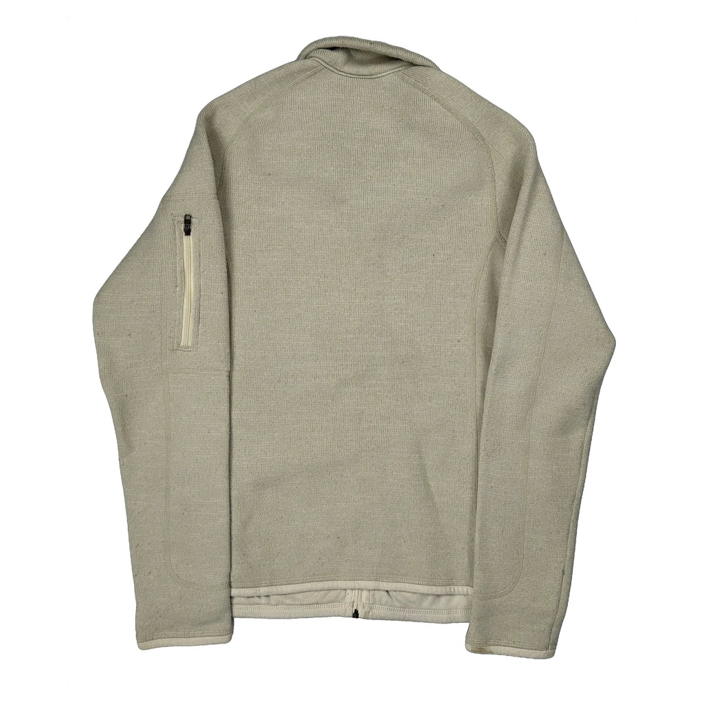 Patagonia Fleece Jacket - Small Cream Polyester - Image 2