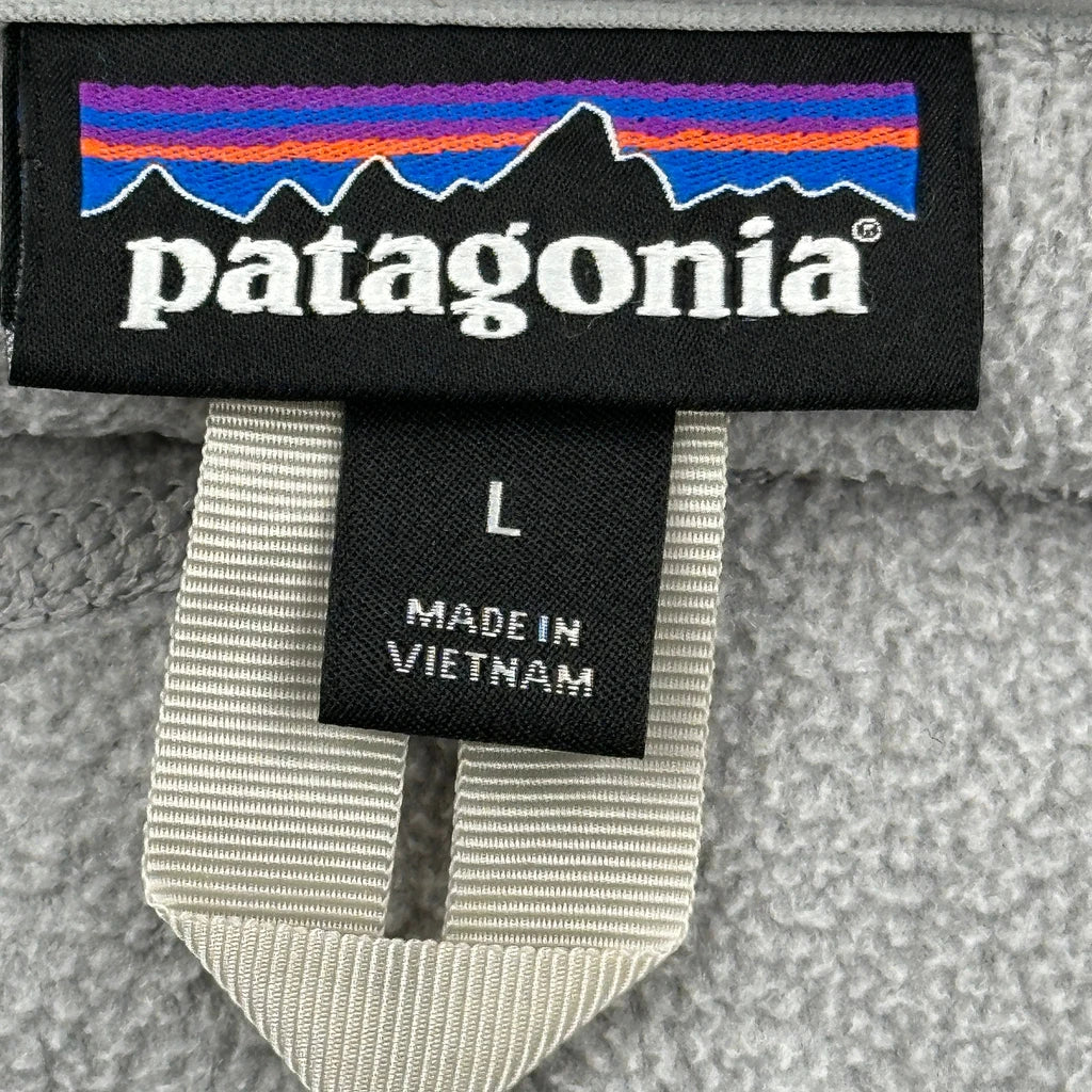 Patagonia Fleece Jacket - Large Gray Polyester - Image 3