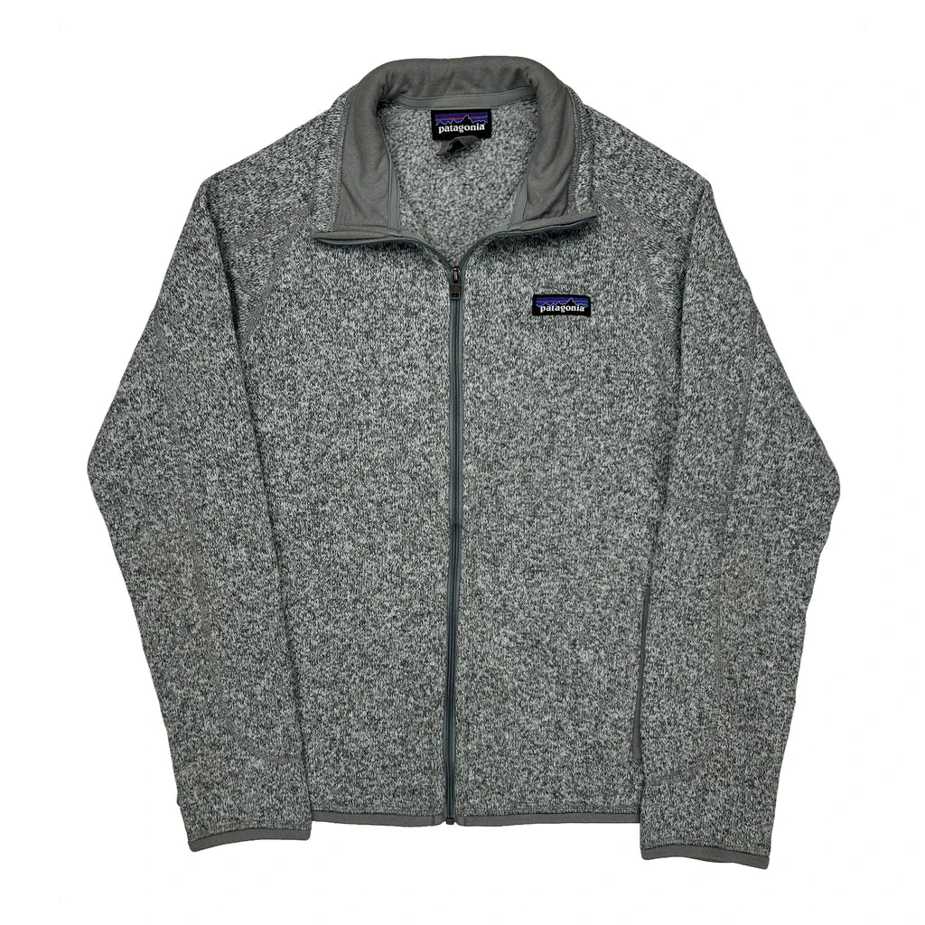 Patagonia Fleece Jacket - Small Gray Polyester