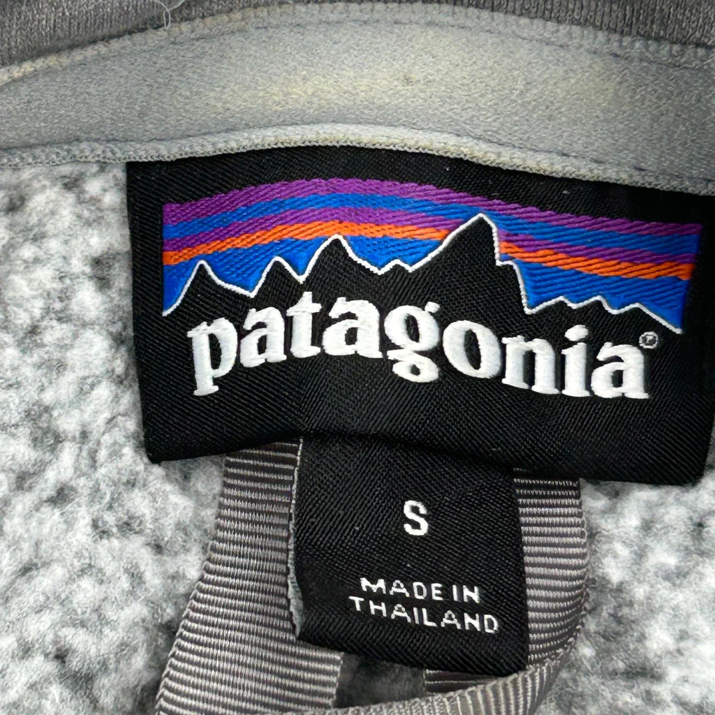 Patagonia Fleece Jacket - Small Gray Polyester - Image 3