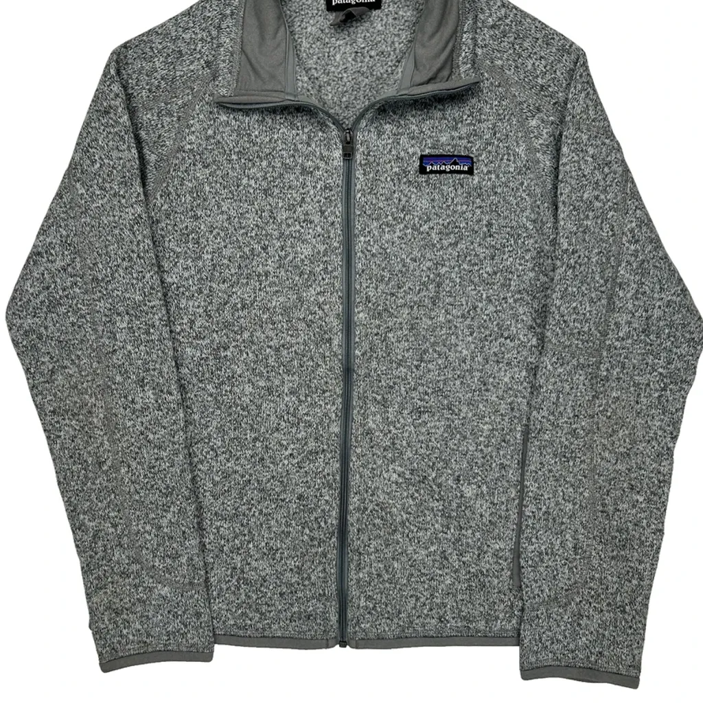 Patagonia Fleece Jacket - Small Gray Polyester - Image 5