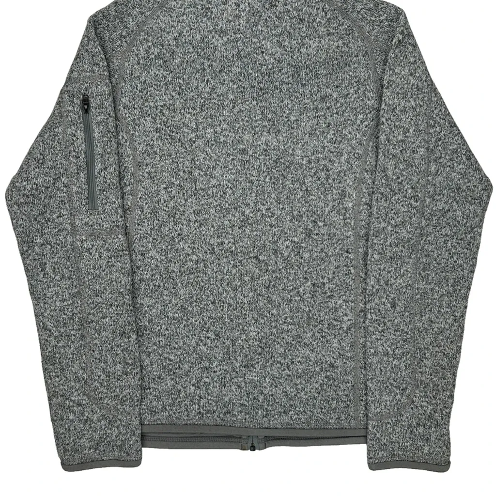 Patagonia Fleece Jacket - Small Gray Polyester - Image 6