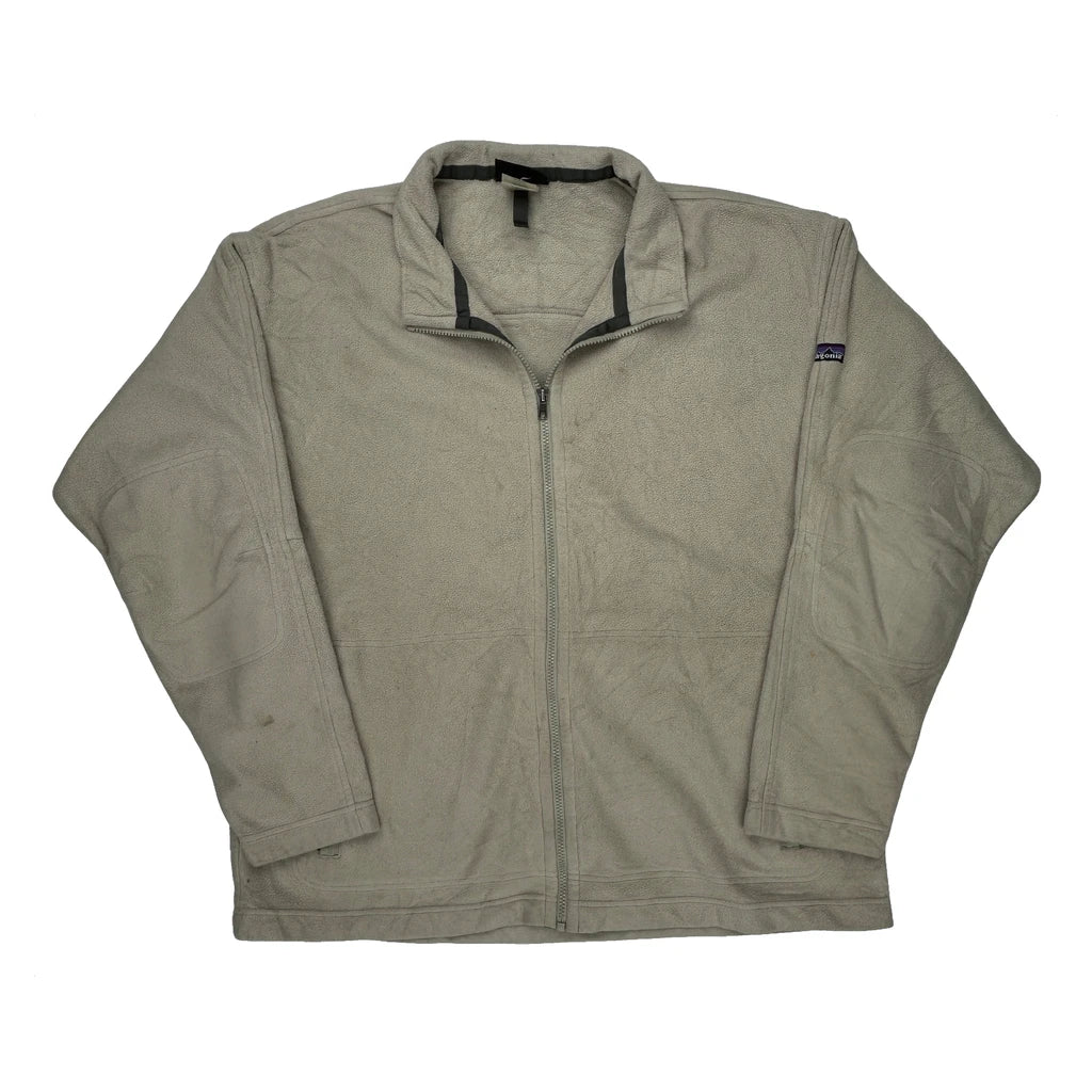 Patagonia Fleece Jacket - XL Gray Polyester