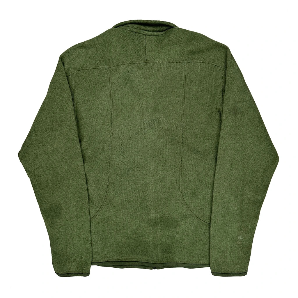 Patagonia Fleece Jacket - Large Green Polyester - Image 2