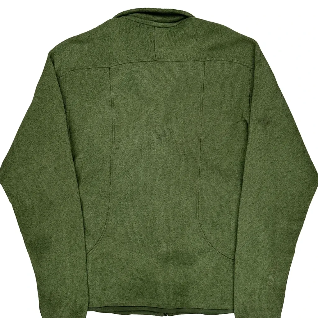 Patagonia Fleece Jacket - Large Green Polyester - Image 7