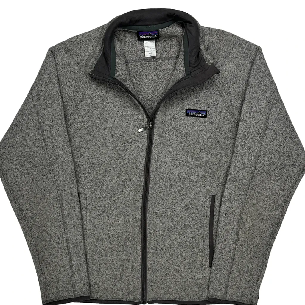 Patagonia Fleece Jacket - Small Grey Polyester - Image 4
