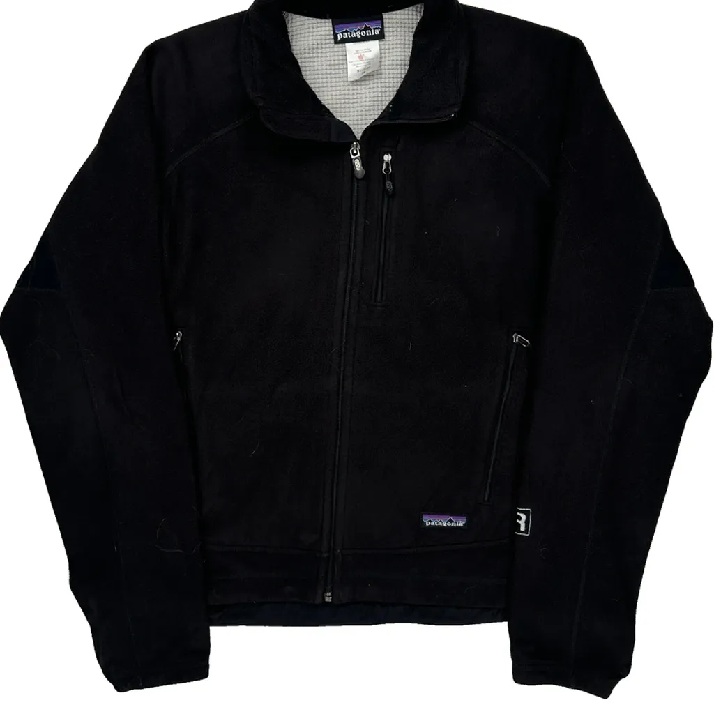 Patagonia Fleece Jacket - Medium Black Polyester - Image 5