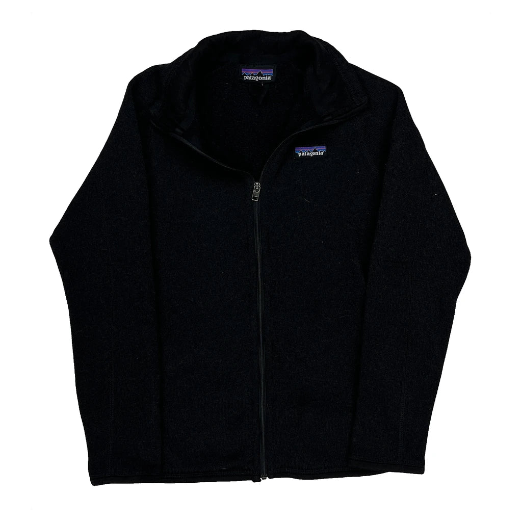 Patagonia Fleece Jacket - Small Black Polyester