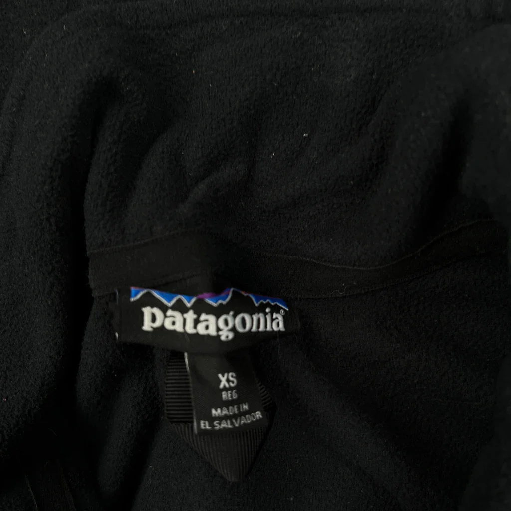 Patagonia Fleece Jacket - XS Black Polyester - Image 3