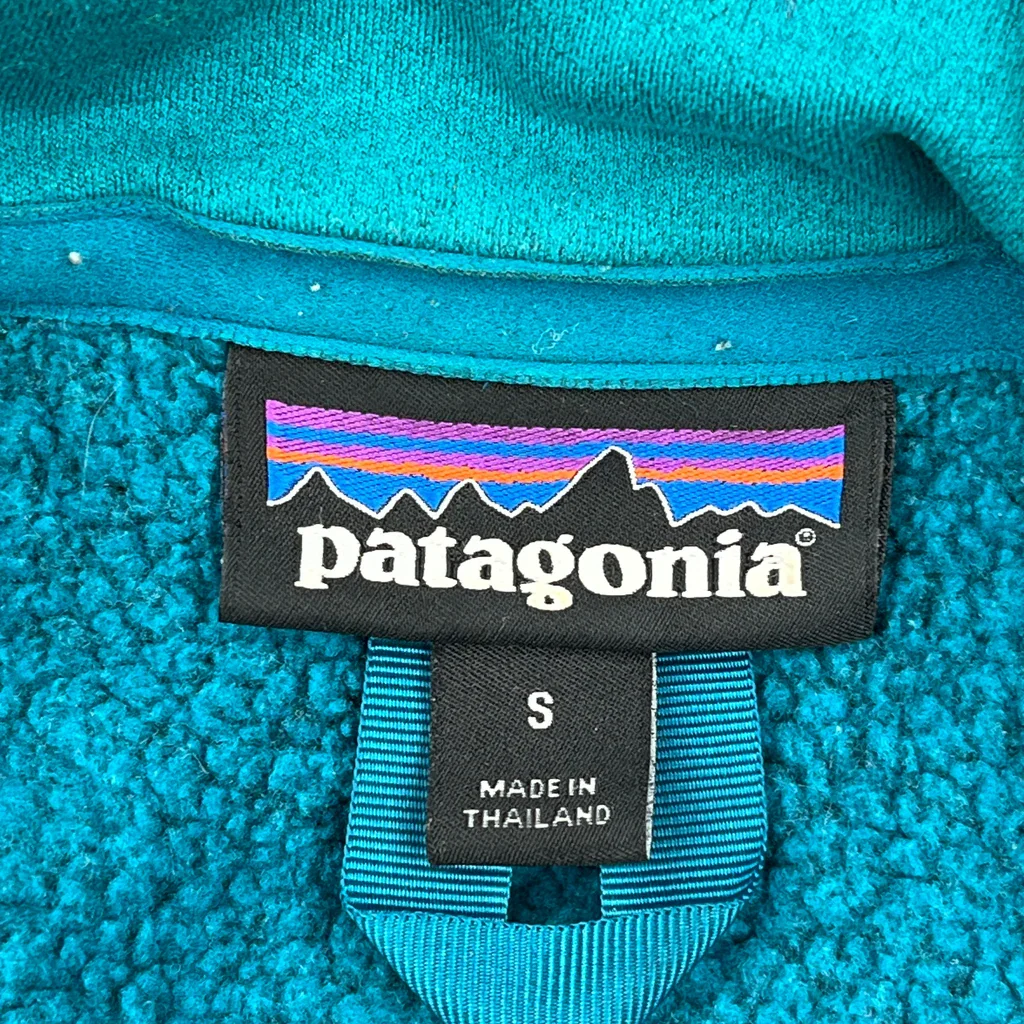 Patagonia Fleece Jacket - Small Blue Polyester - Image 3