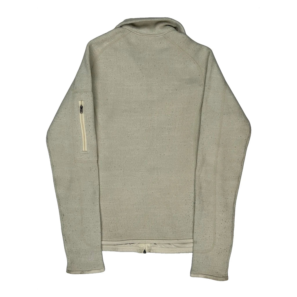 Patagonia Fleece Jacket - Small Cream Polyester - Image 2