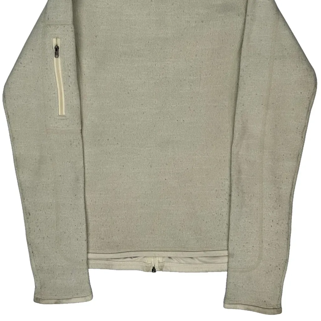 Patagonia Fleece Jacket - Small Cream Polyester - Image 6