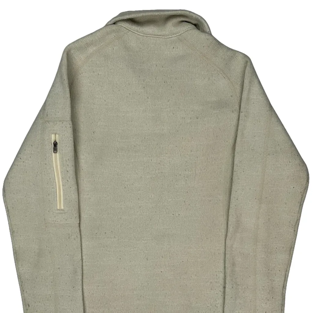 Patagonia Fleece Jacket - Small Cream Polyester - Image 7